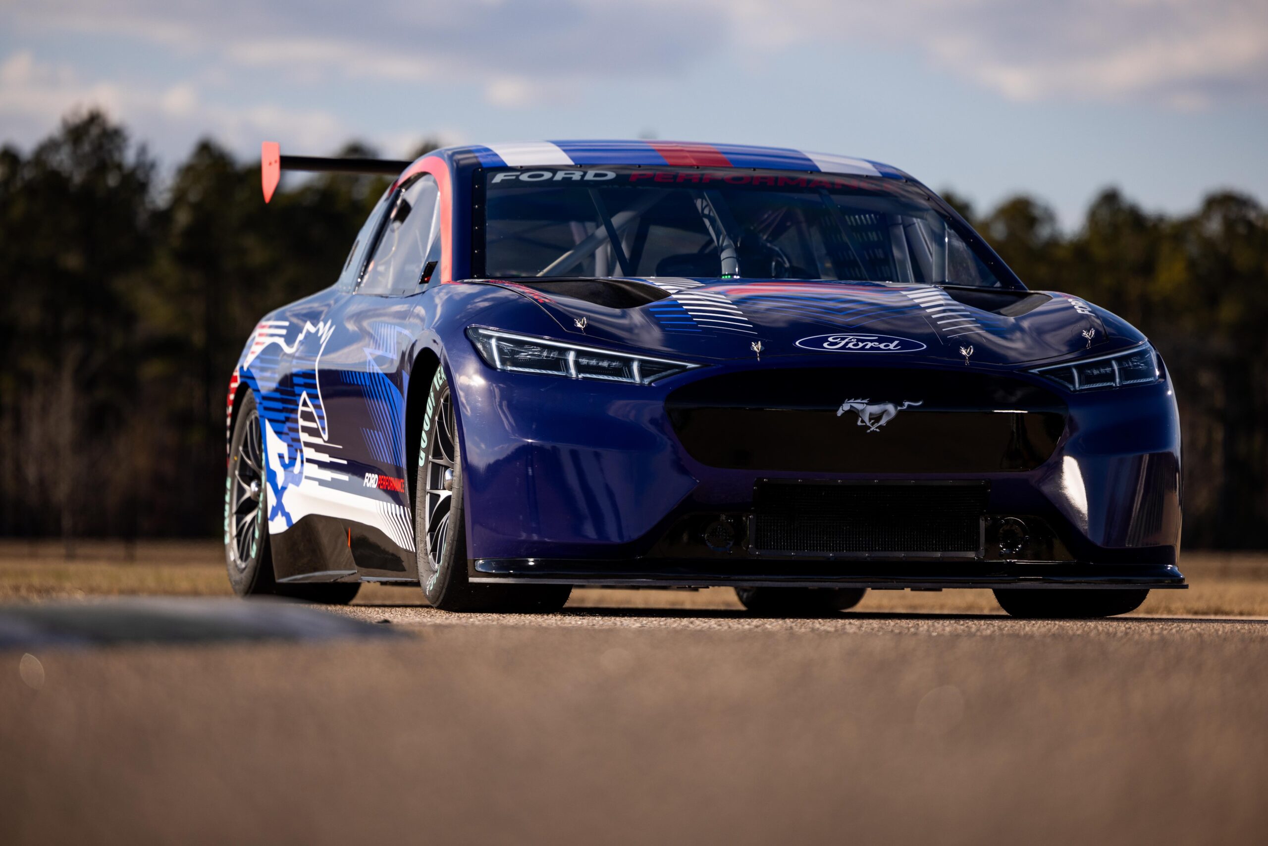 NASCAR Electric Crossover | Ford Mustang Mach-E Racer Prototype