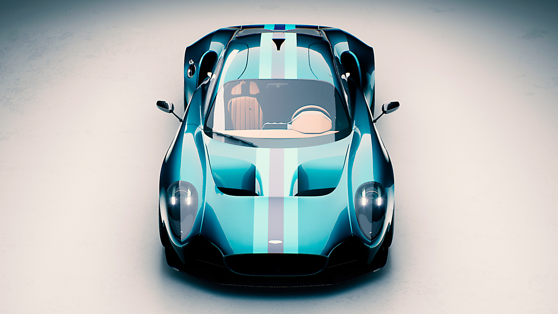 Side profile of the Ælla-60, emphasizing its sleek lines and homage to 1960s sports cars.