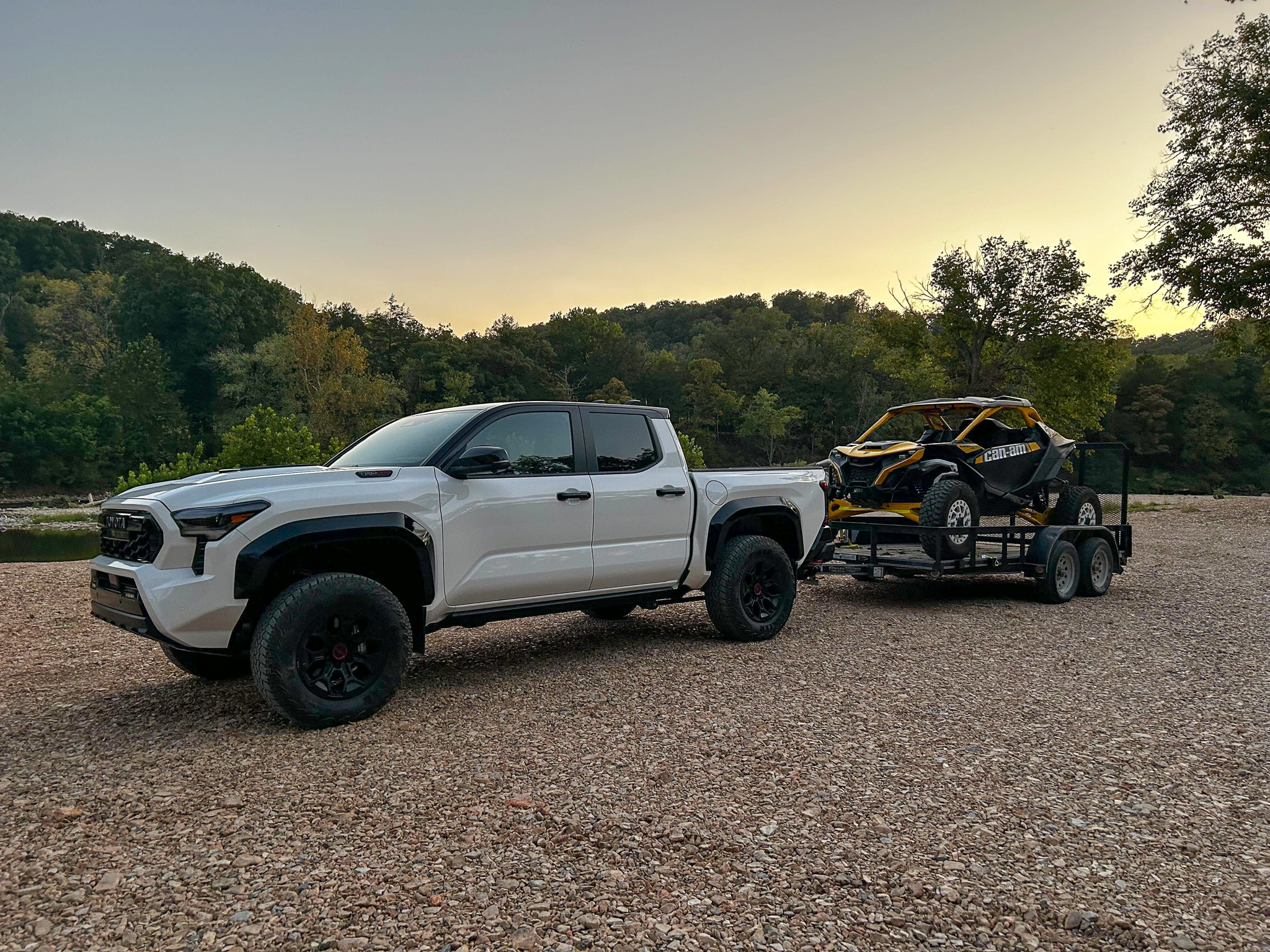 Trailer camera setup on the Tacoma TRD Pro