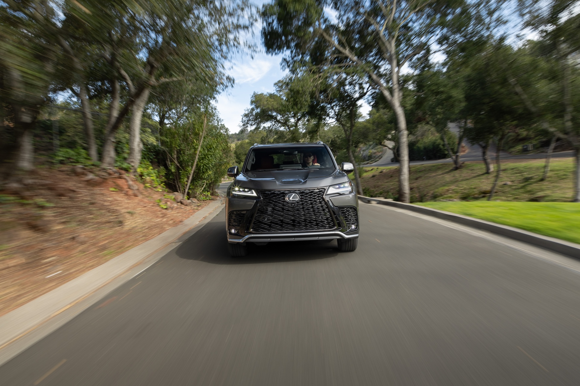 Overtrail trim of the 2025 Lexus LX 700h highlighting its off-road capabilities