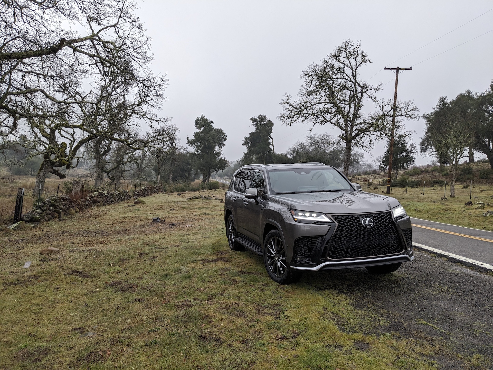 Tailgate of the 2025 Lexus LX 700h with convenient access to the cargo area