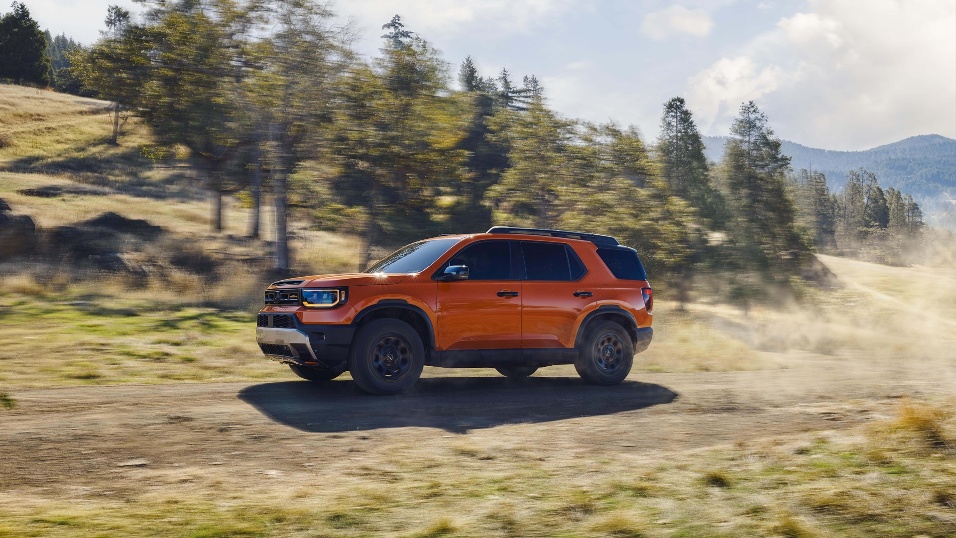 Honda Passport TrailSport Off-Road Features Close-up of the 2026 Honda Passport TrailSport's recovery hooks and front bumper.