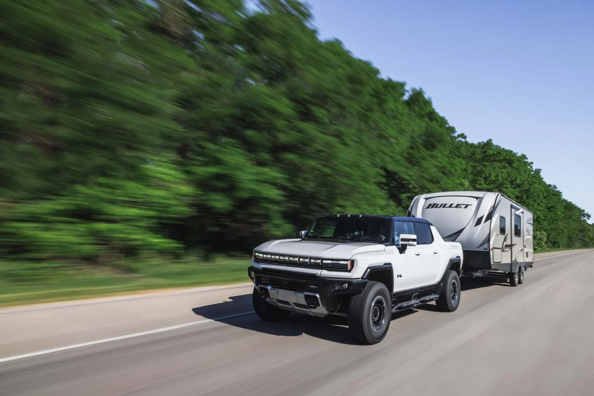 2022 EV Pickup Towing Test