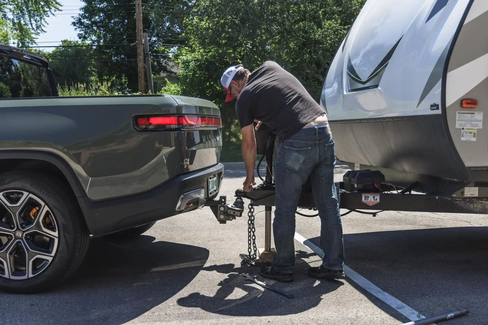 2022 EV Pickup Towing Test