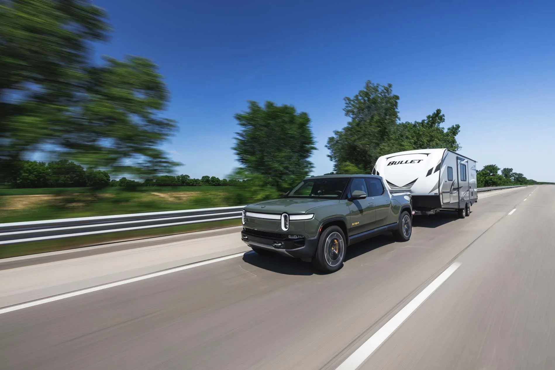 2022 EV Pickup Towing Test
