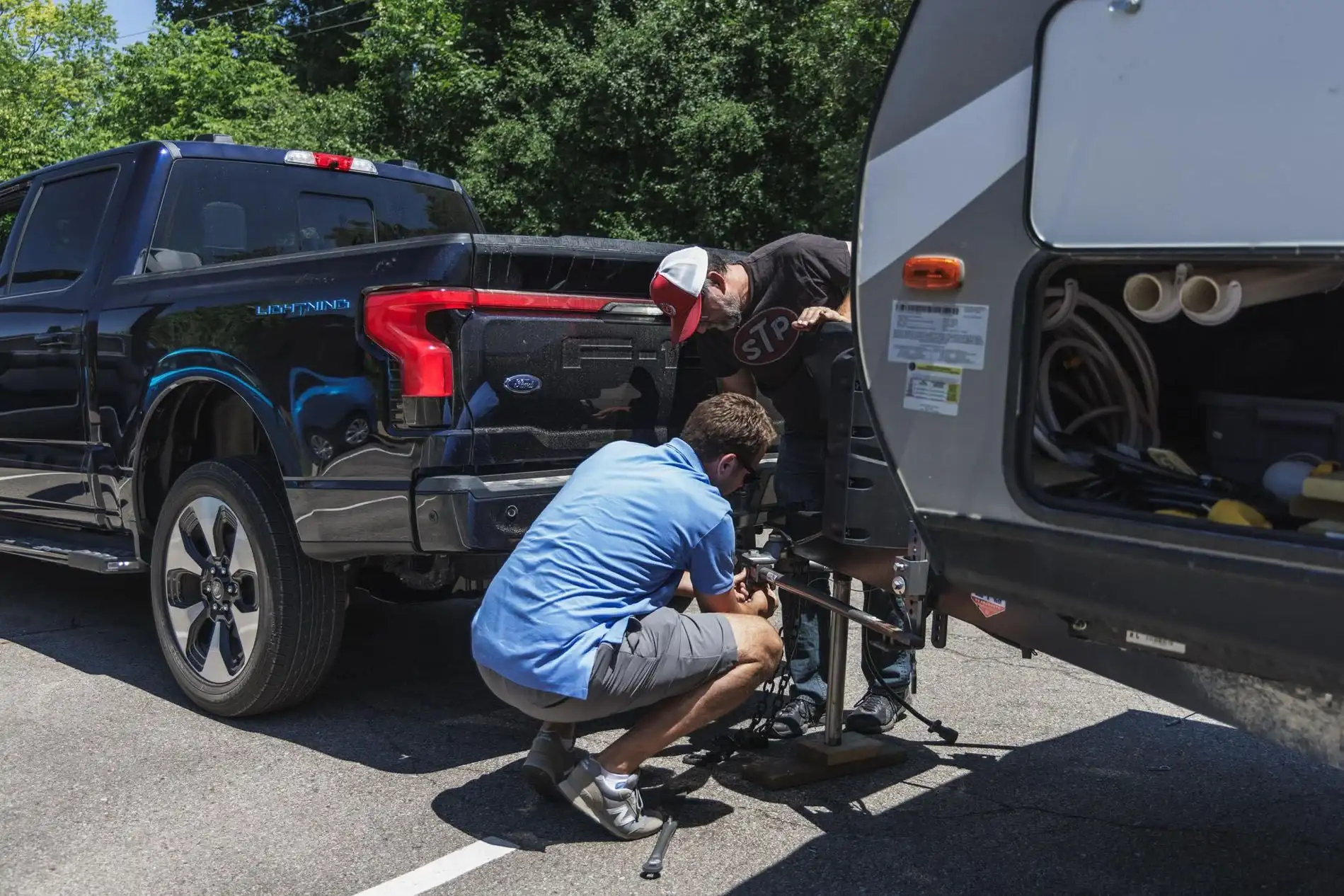 2022 EV Pickup Towing Test