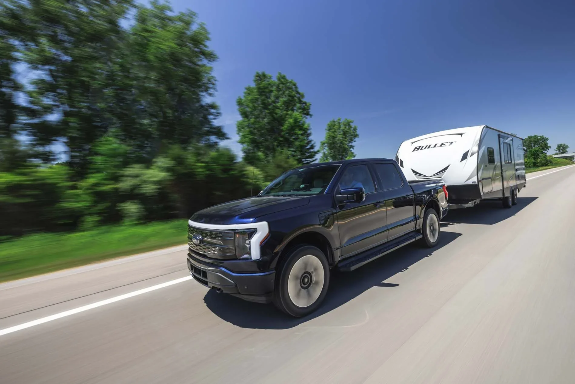 2022 EV Pickup Towing Test