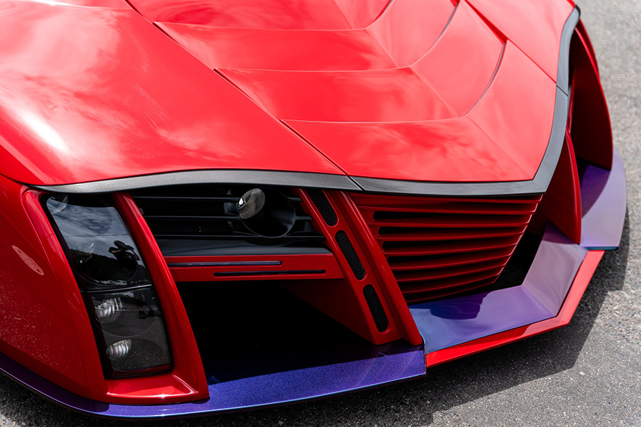 BEAST supercar showcasing dynamic aerodynamic lines and innovative design