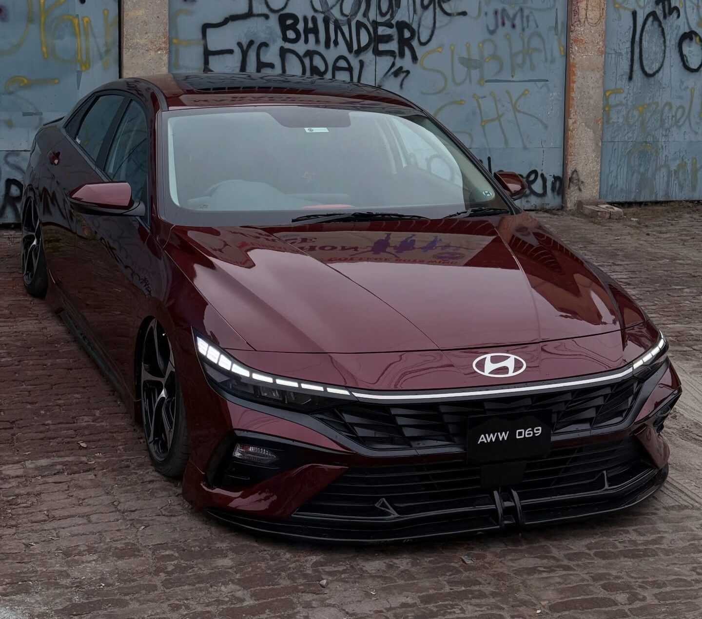 Elantra Unleashed: The Stanced Sedan Redefining Expectations