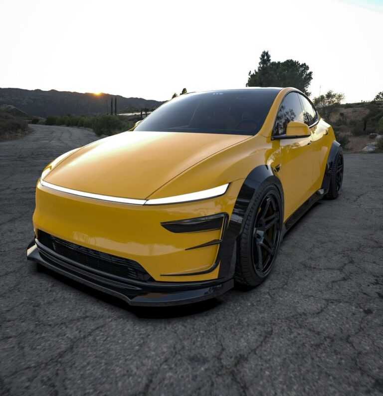 The Electric Revolution Gets an Attitude: Transforming the Tesla Model Y Juniper into a Widebody Masterpiece