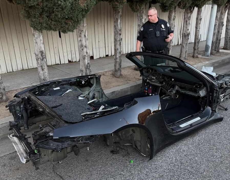 Ghost in the Shell: Stolen LA Porsche 911 Recovered as a Skeleton