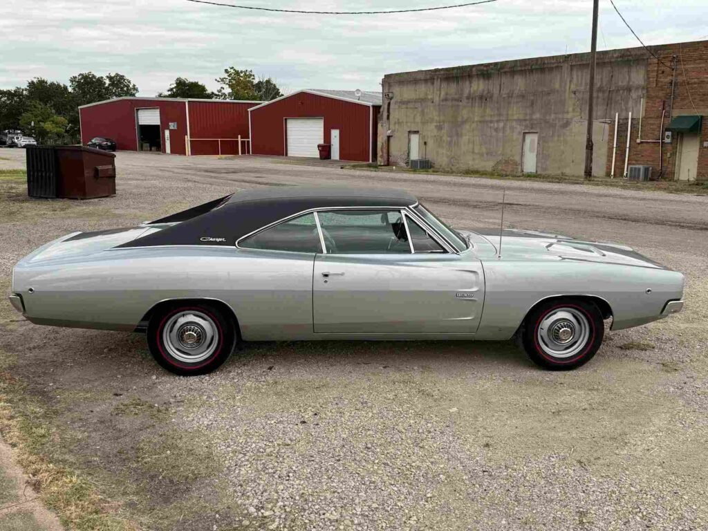 carskingdom1 1968 Dodge Charger R/T V8 Hemi Silver Survivor 1968 Dodge Charger R/T Hemi Silver Survivor