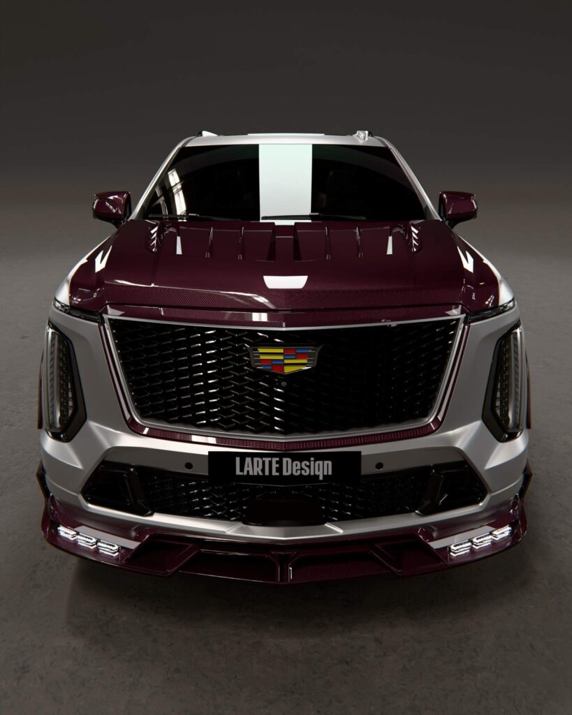 carskingdom1 LARTE Design ESTHETE Burgundy Carbon Cadillac Escalade Program Larte Design Escalade Esthete Burgundy Carbon Tuning Program