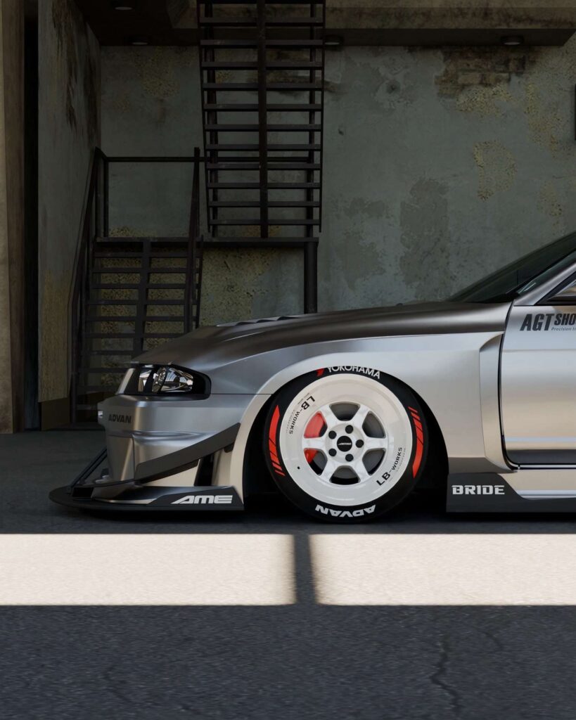 carskingdom1 Liberty Walk LB-Silhouette WORKS GT Body Kit Lands for Nissan Skyline R33 GT-R Liberty Walk LB-Silhouette WORKS GT Body Kit Lands for Nissan Skyline R33 GT-R