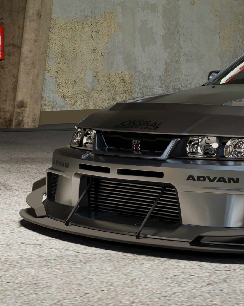 carskingdom1 Liberty Walk LB-Silhouette WORKS GT Body Kit Lands for Nissan Skyline R33 GT-R Liberty Walk LB-Silhouette WORKS GT Body Kit Lands for Nissan Skyline R33 GT-R