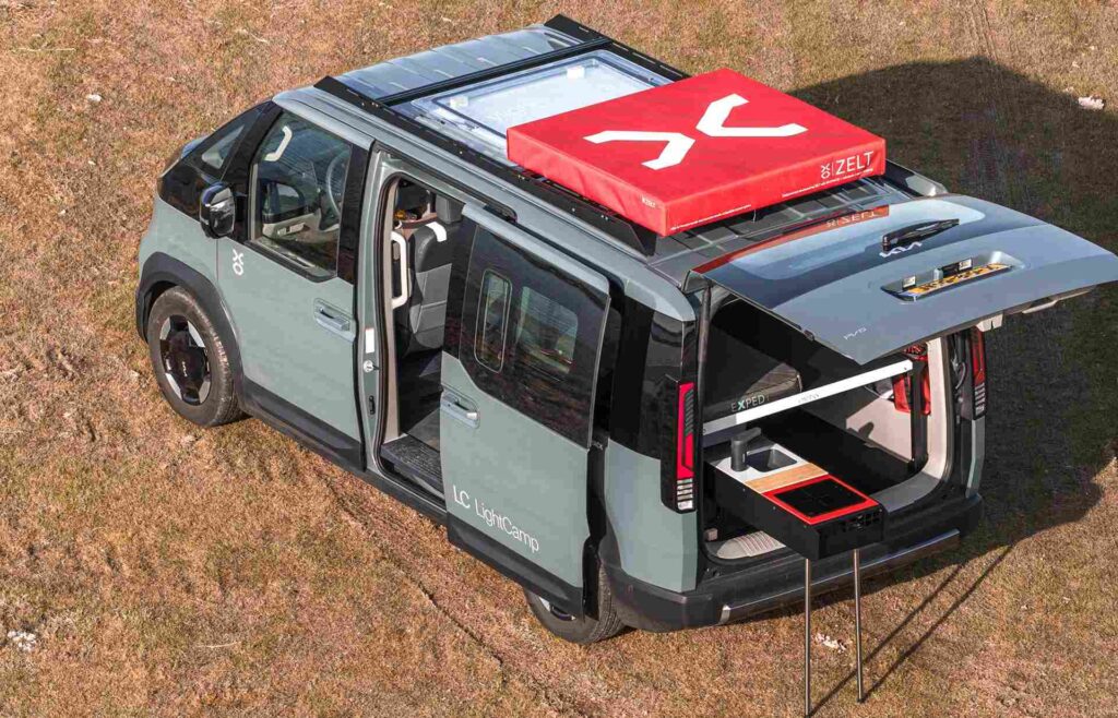 Vantrack LightCamp Turns Kia PV5 Into Modular Mini-Camper