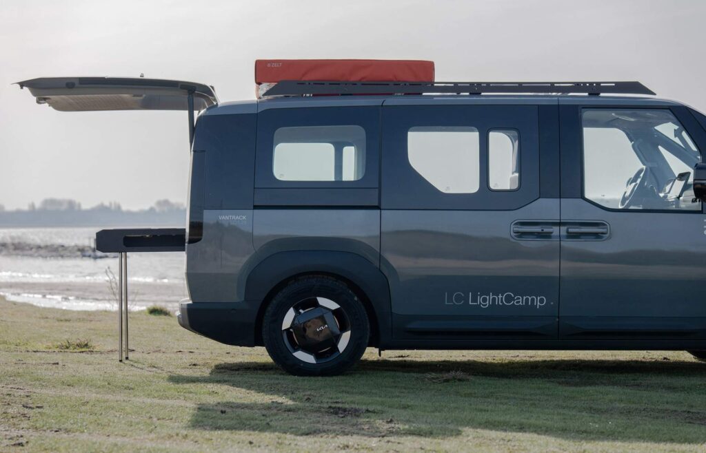 Vantrack LightCamp Turns Kia PV5 Into Modular Mini-Camper